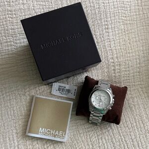 Michael Kors MK5165 Blair Silver Color Stainless Steel Bracelet Ladies Watch